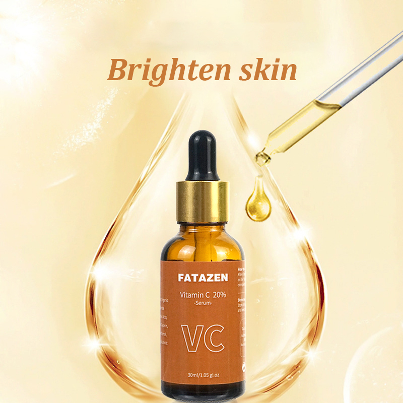 Vitamin C Whitening Moisturizer Vegan Anti-Aging Reduce Acne Marks Facial Serum