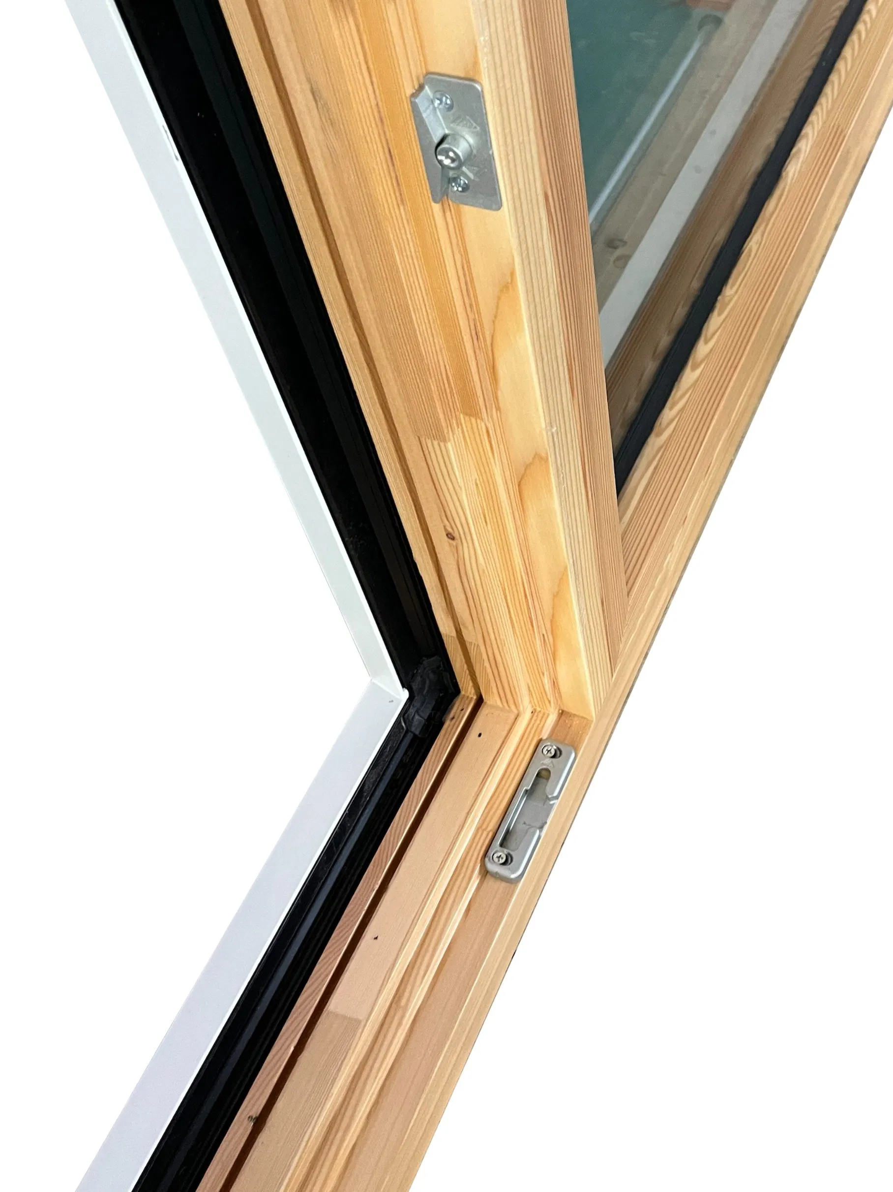 Penjoy Soundproof Aluminum Clad Wood Windows Customized Passive House Tilt and Turn Window