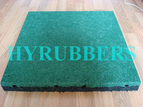 Резиновая плитка с отверстиями для улицы