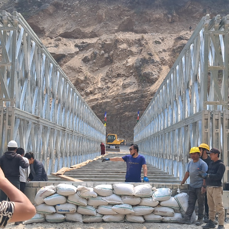 Competitive Price Top Quality Steel Structure Bailey Bridge with Galvanized