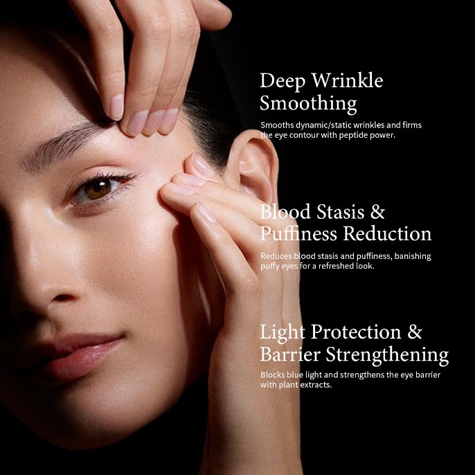 OEM/ODM Smoothing Codonopsis Pilosula Cyclopeptide & European Horse Chestnut Tightening Anti-Wrinkle Supermodel Eye Cream