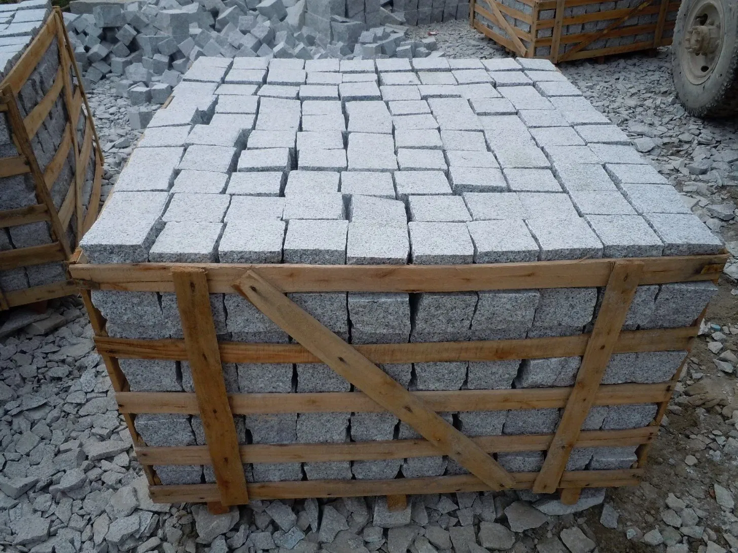 Cube Kerbs Light Grey Cubes Landscaping Granite Paver Stone Cube