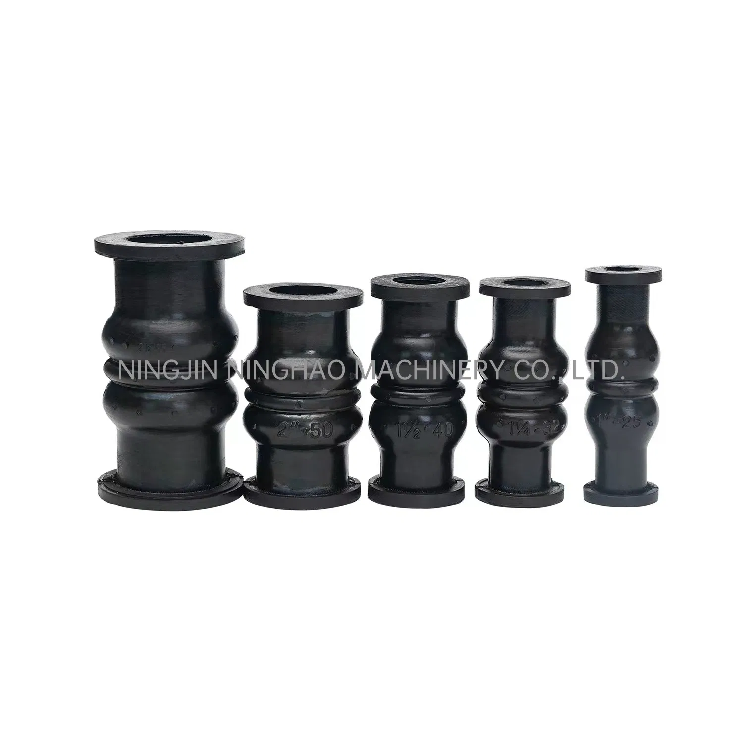 Galvanized Carbon Steel Union Thread Connection Double Sphere Rubber Expansion Joint