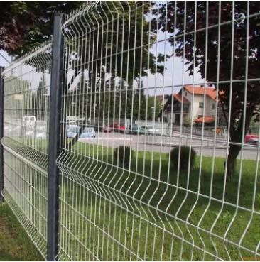 4mm *76.2*12.7anti Climb 358 High 3D Security PVC Welded Wire Mesh Fence