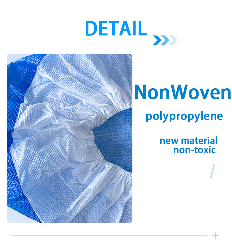 Durable Waterproof Anti Slip Protector PP+CPE Shoe Covers