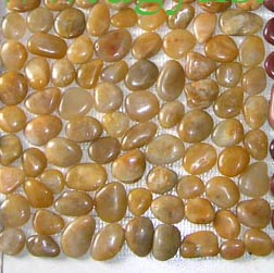 China White Black Cream Color A Grade River Cobble Pebble Stone