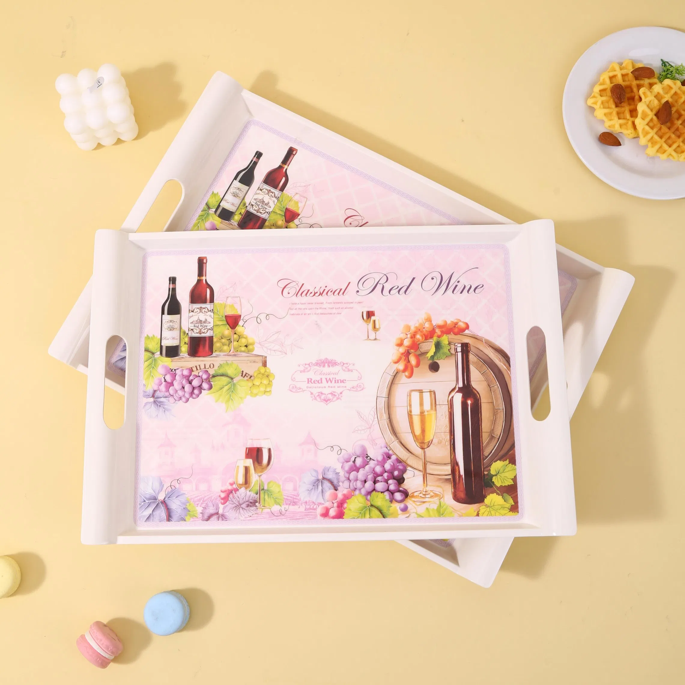 All-Purpose Practical Pallet New Design Factory Outlettower Design Tray 100% Melamine Tableware