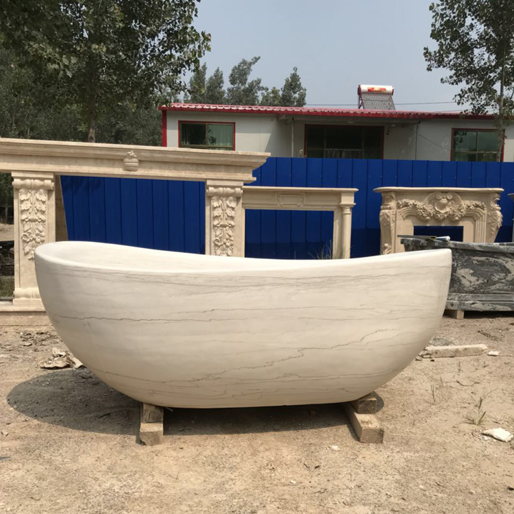 Ванна из мрамора ручной работы, Египетский крем