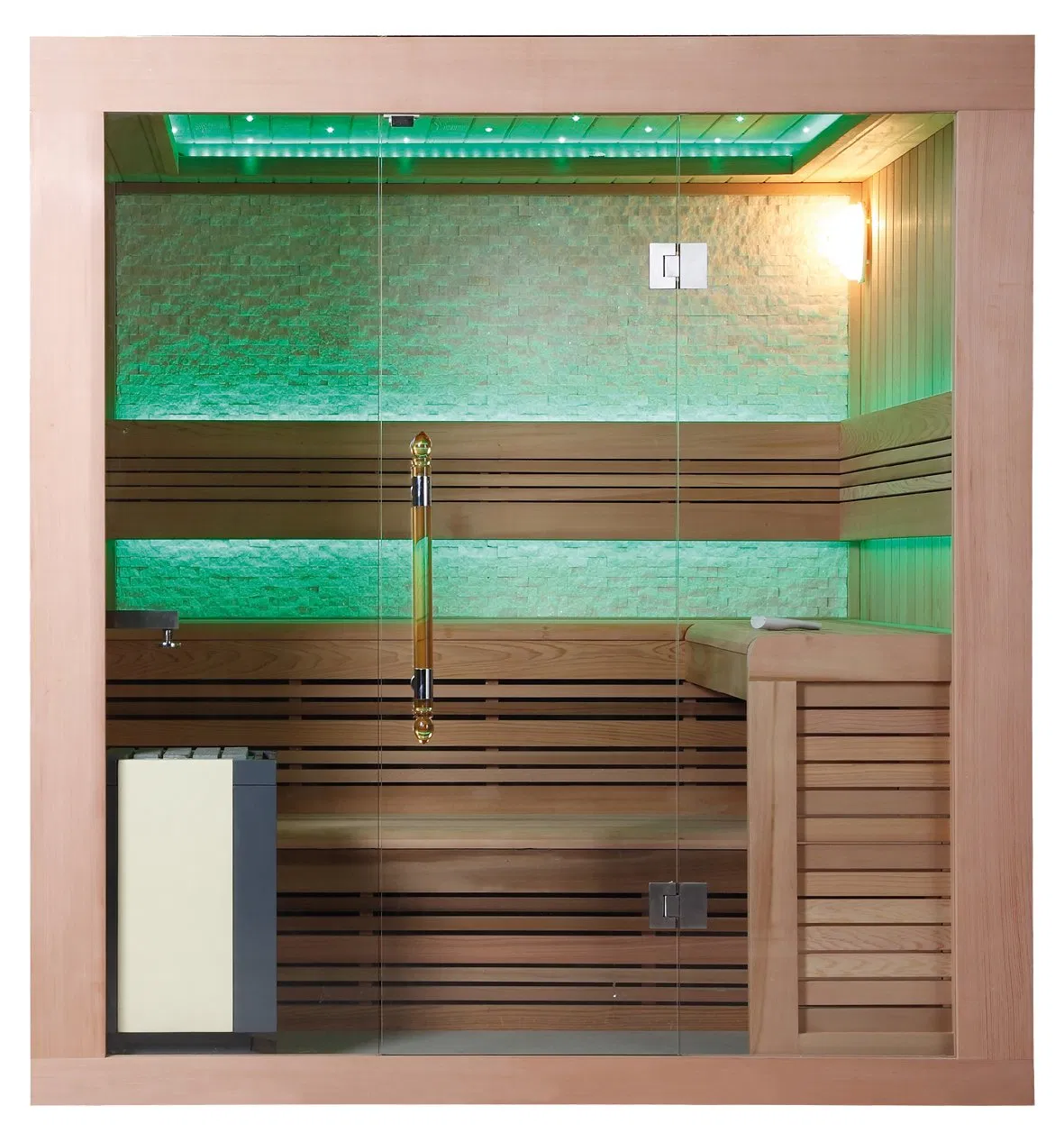 Сухая сауна из финской сосны на 2 человек