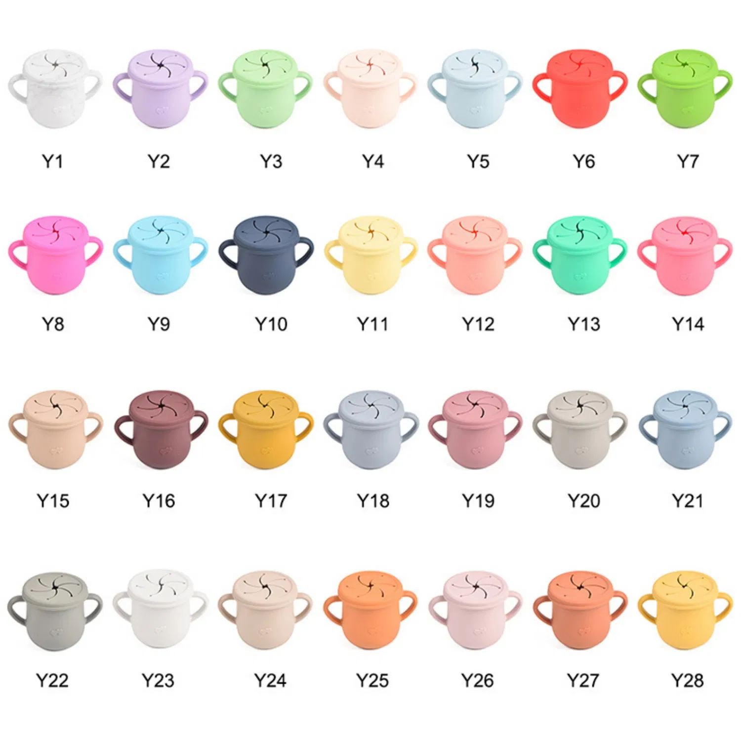 No Spill Silicone Snack Cup for Toddlers