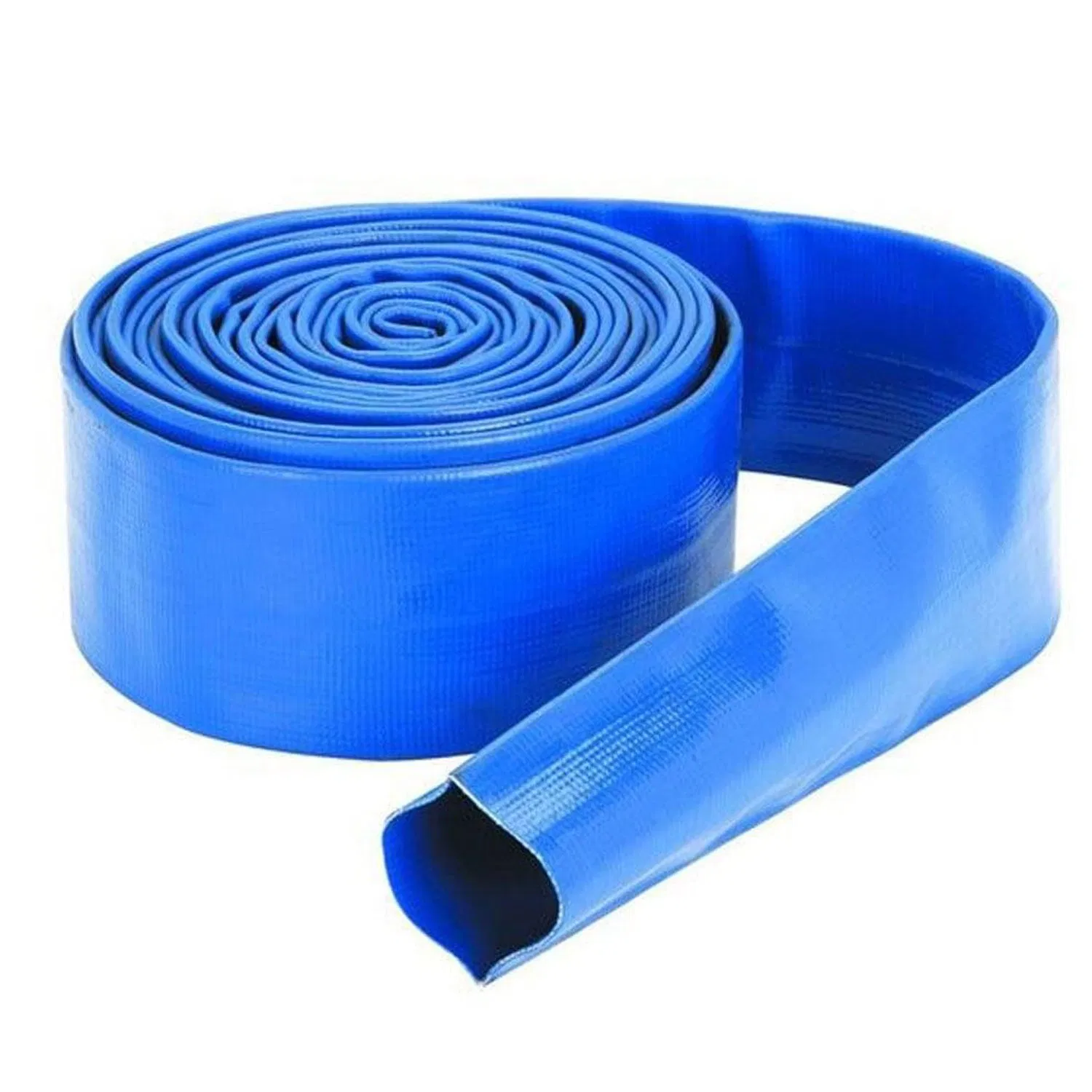 Colored PVC Agricultural Hose Pump Flat Drain Garden Irrigation Sewer Hose