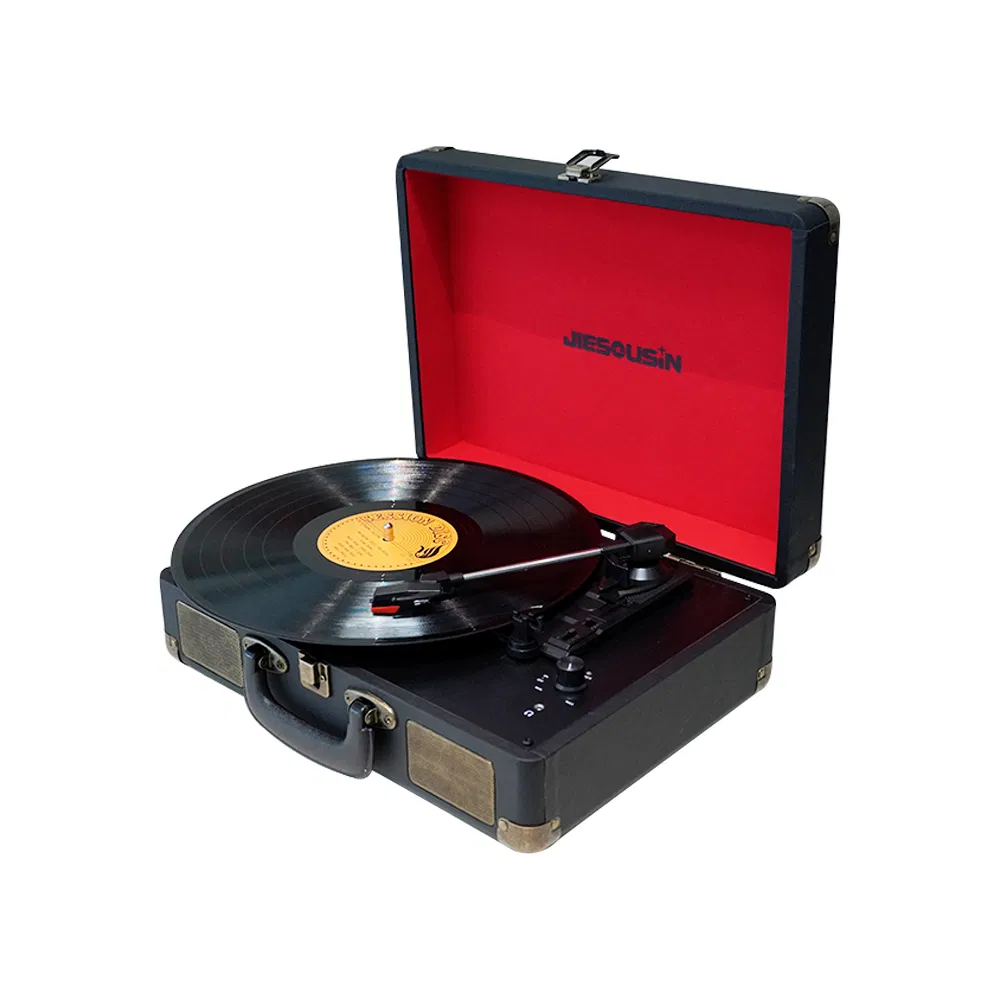 Factory Wholesale Custom R103 HiFi Sound Quality Portable Suitcase Turntable Gramophone Vinyl Record Player