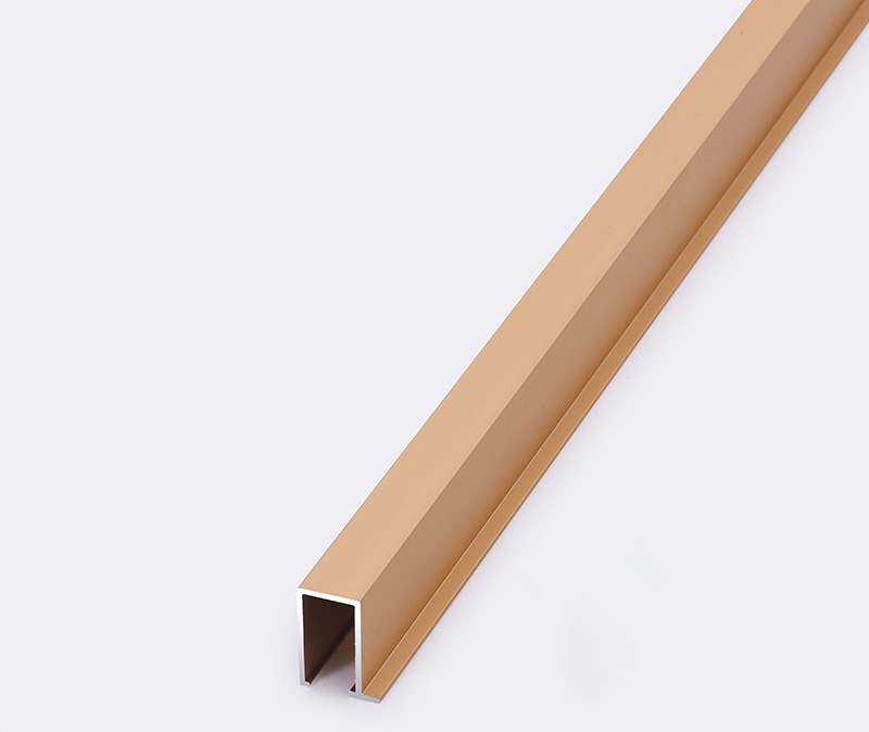 Wholesale Aluminum Wall Panel Profile Foshan Source Factory Hero Metal Anodised Tile Trim U Shape Square Edging Strip for Tiles