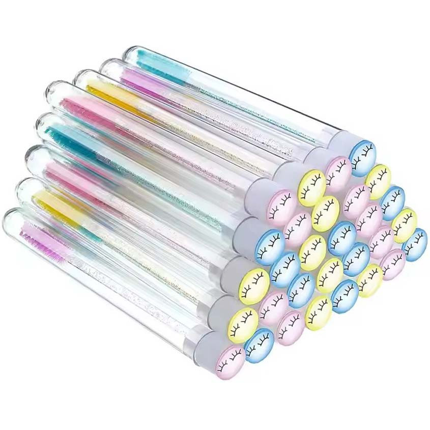 Disposable Mascara Lash Wand Tubes Mascara Eyelash Cleaning Brushes Lash Brush Eyelash Brush