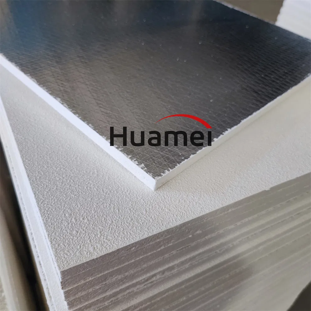 Sound-Absorbing Fiberglass Ceiling Panels with Aluminum Foil on The Back