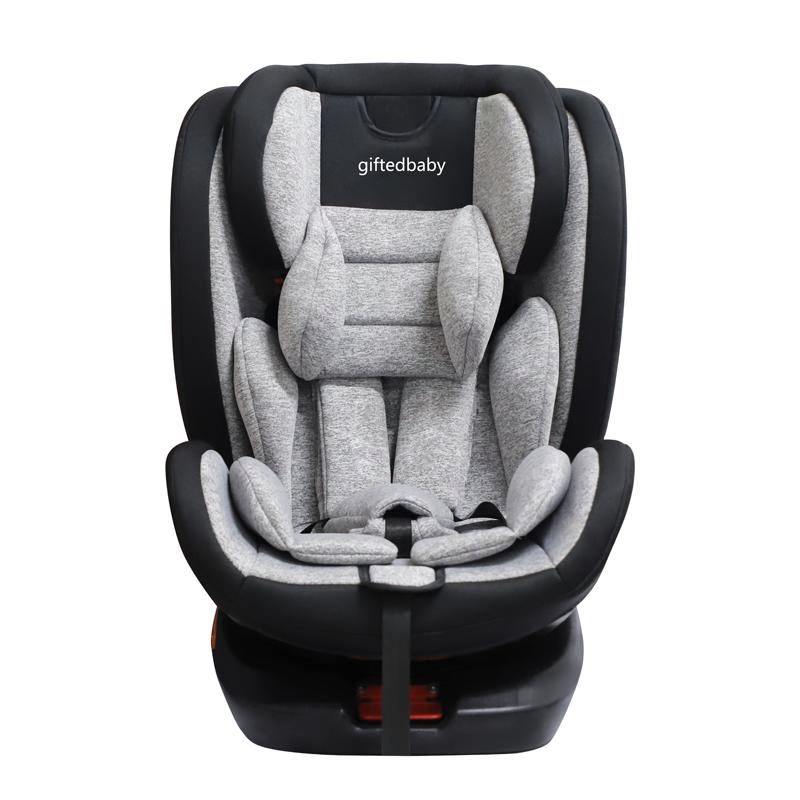 Giftedbaby Adjustable ECE 360 Rotating Car Baby Safety Seat for 0 - 12 Years Kids