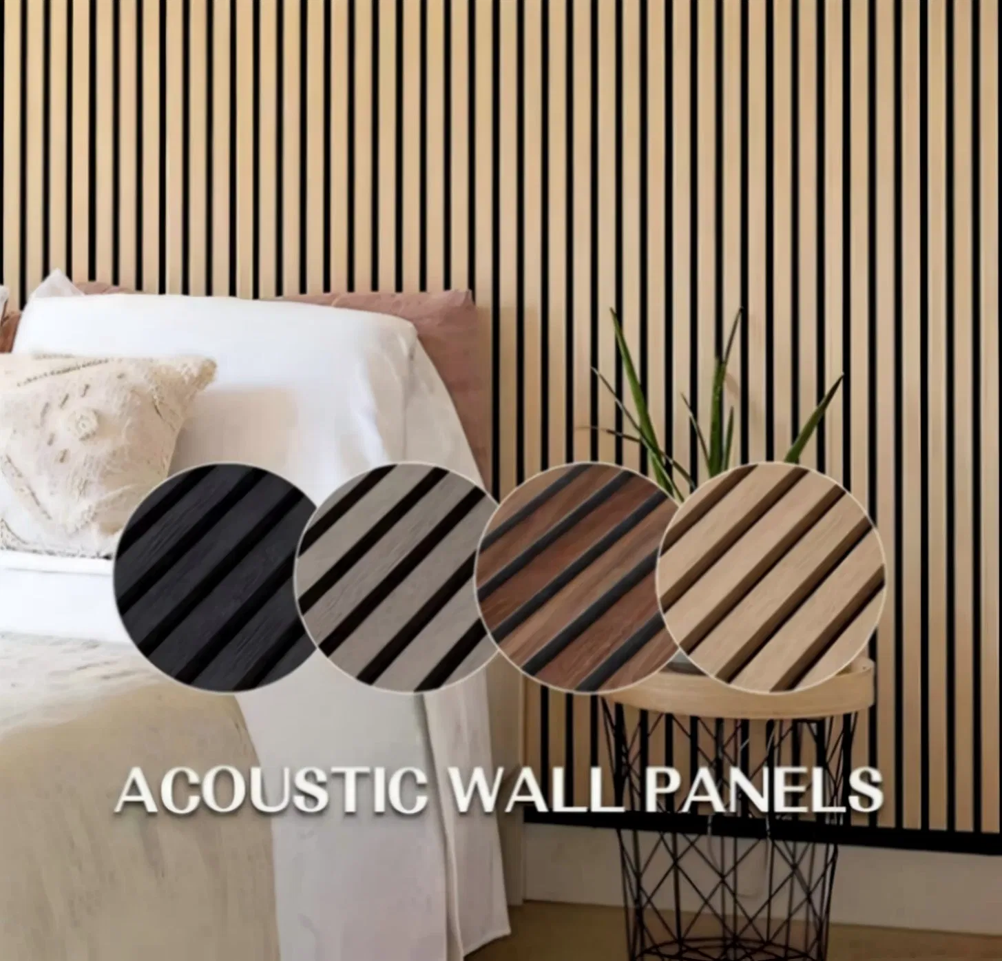 Cheap Price Modern Interior Material Wall Decoration Acoustic Panel Wooden Sound Acoustic Wall Panel