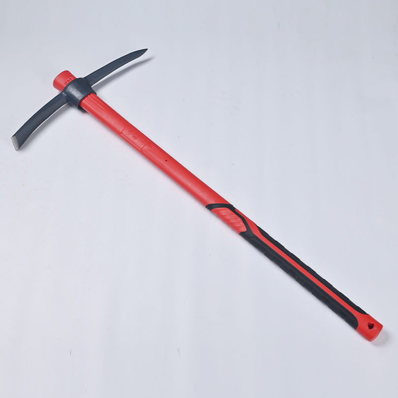 Ergonomic Design Garden Pickaxe with Heavy Duty Steel Construction