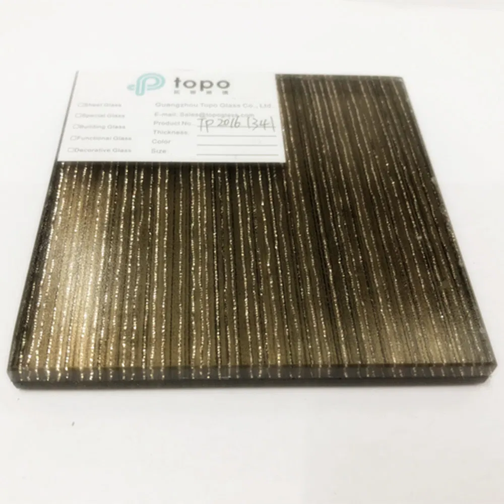 Guangzhou Laminated Metal Wire Mesh Glass (PLW-TP)