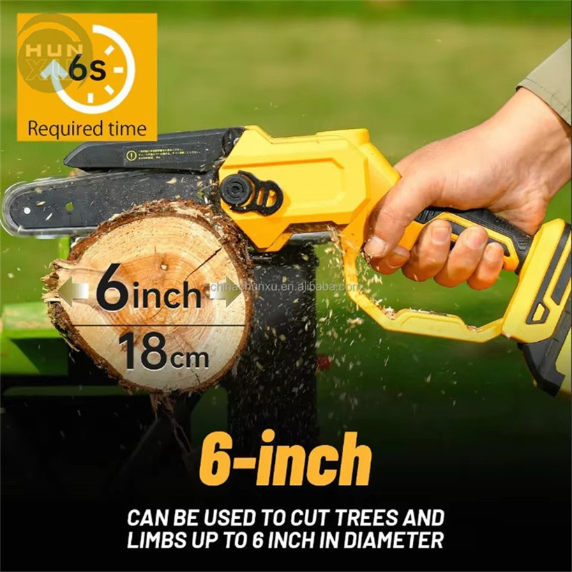 6-12 Inch Cordless Handheld Chainsaw for All-Round Cutting Ventures