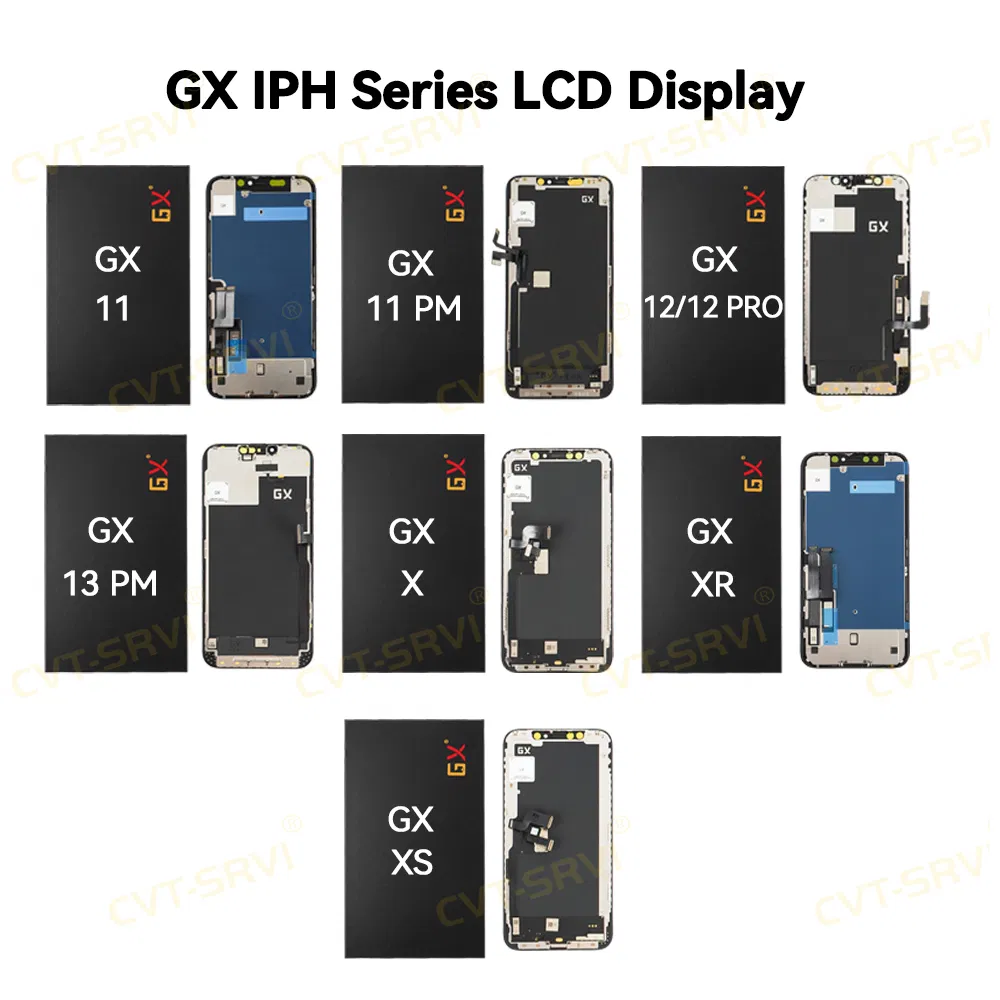 High Quality CVT Origina Lpantalla Para Celulares Accessorios Para Movil Gx Quality OLED LCD Screen Display for iPhone 11 12 12promax 13promax X Xr Xs