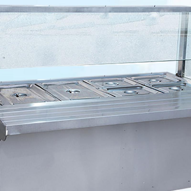 Commercial Electric Bain Marie with Glass Cover Bain Marie