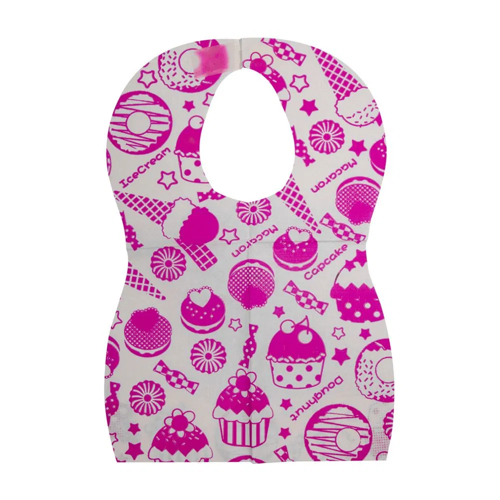Lightweight Custom Waterproof Baby Feeding Bibs Customizable Design Non-Woven Disposable Breathable Kids Bibs for Children Portable Apron for Toddlers Infants