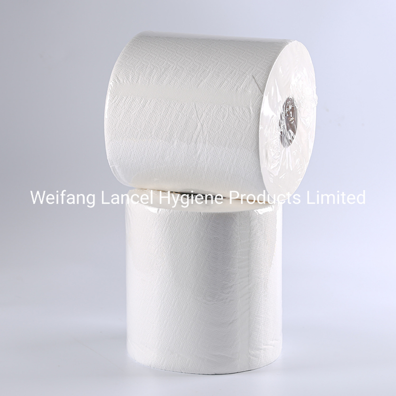 Disposable Roll Hand Towel/Hand Towel/Paper Roll Towel in 100% Virgin