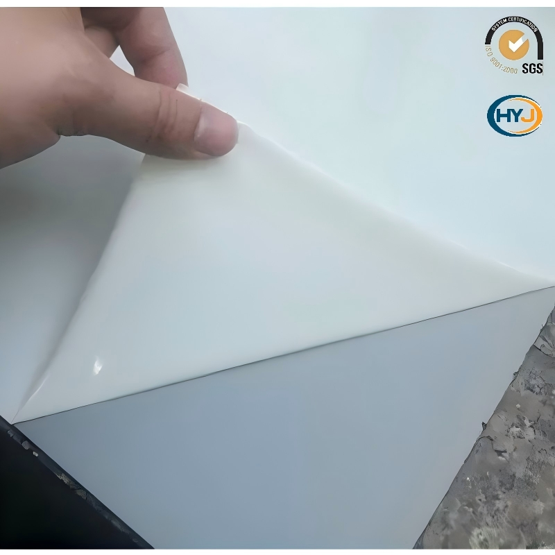 Cat I Milky White PE Shatterproof Safety Tape for Mirrors