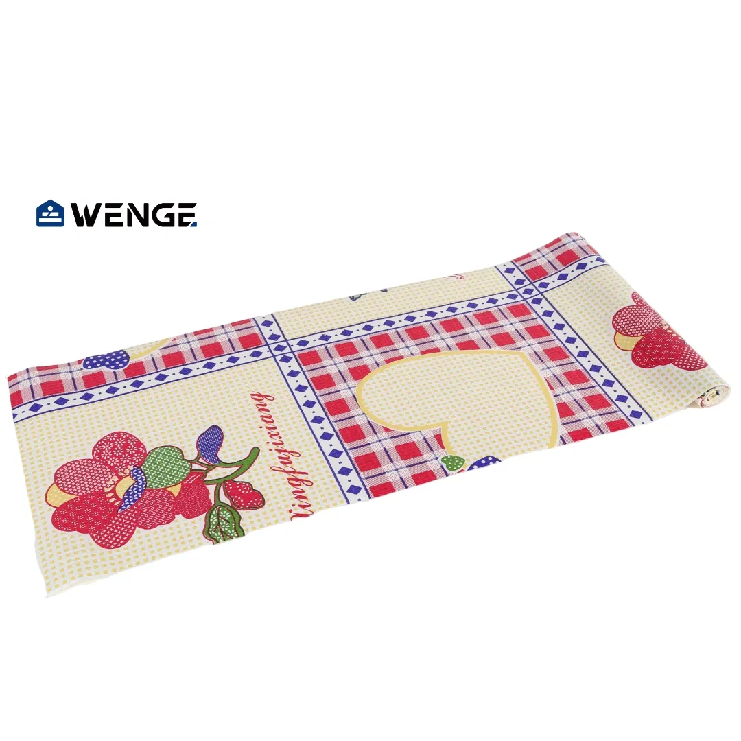 High Quality Custom Printed Shelf Liner Pretty and Colorful Non Slip PVC Drawer Mat