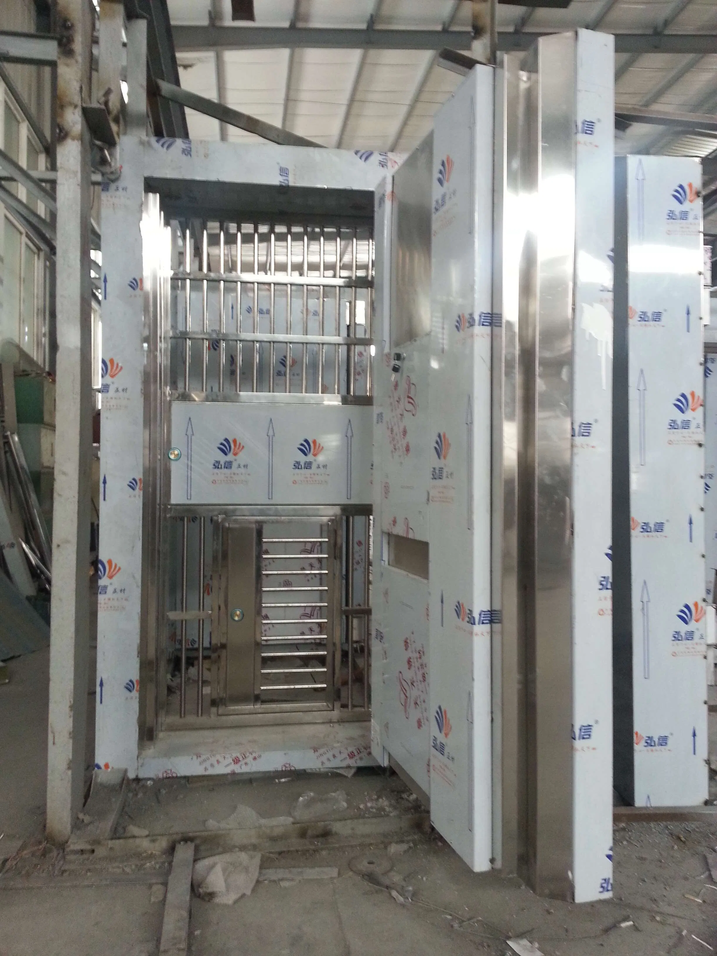 Stainless Steel Double Door Antitheft Antidrilling Fireproof Vault Door