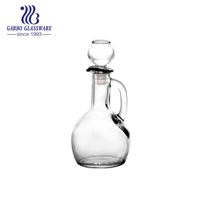 Hot Sale Mini Bocksbeutel Glass Olive Oil Bottles with Cap