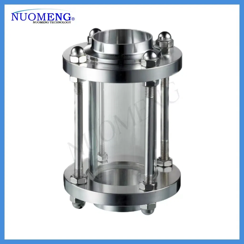 High-Quality Stainless Steel Clamped Straight Sight Glass for Industrial Use