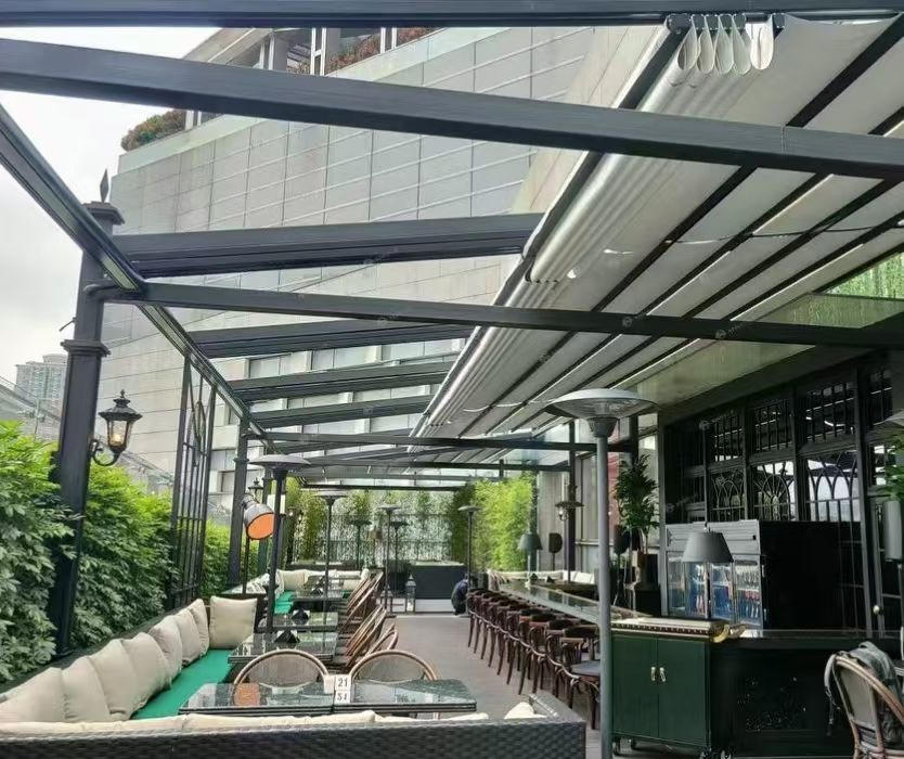 Contemporary Modern Design Aluminum Frame Patio Glass 4 Season Sunroom Houses