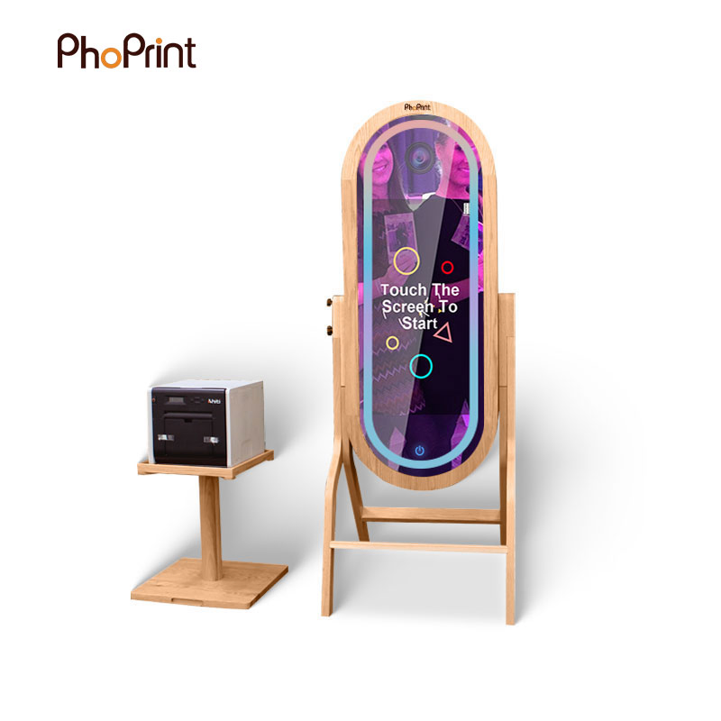 Procurement Section Hot Sale Event Wedding Photo Booth Selfie Booth Magic Mirror Photo Booth Machine