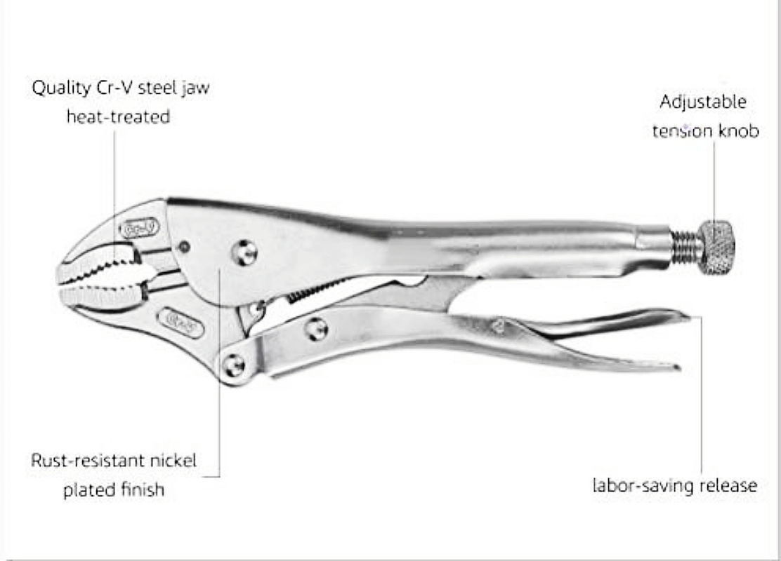 Locking Plier 6" Long Nose