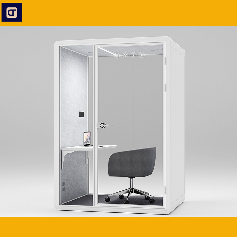 New Design Office Furniture Phone Booth Soundproof Acoustic Aluminum Frame Different Color Working Pod