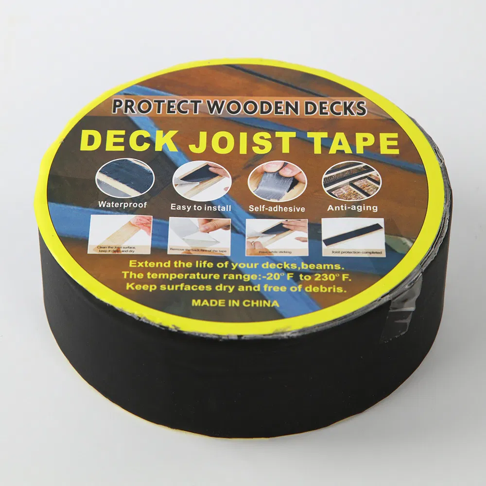 Industrial-Grade Butyl Tape for Deck and Joist Sealing