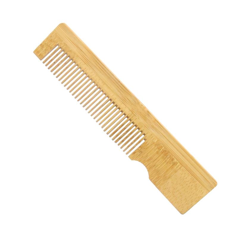 Custom Laser Logo Private Label Travel Hotel Use Eco Friendly Bamboo Hair Comb