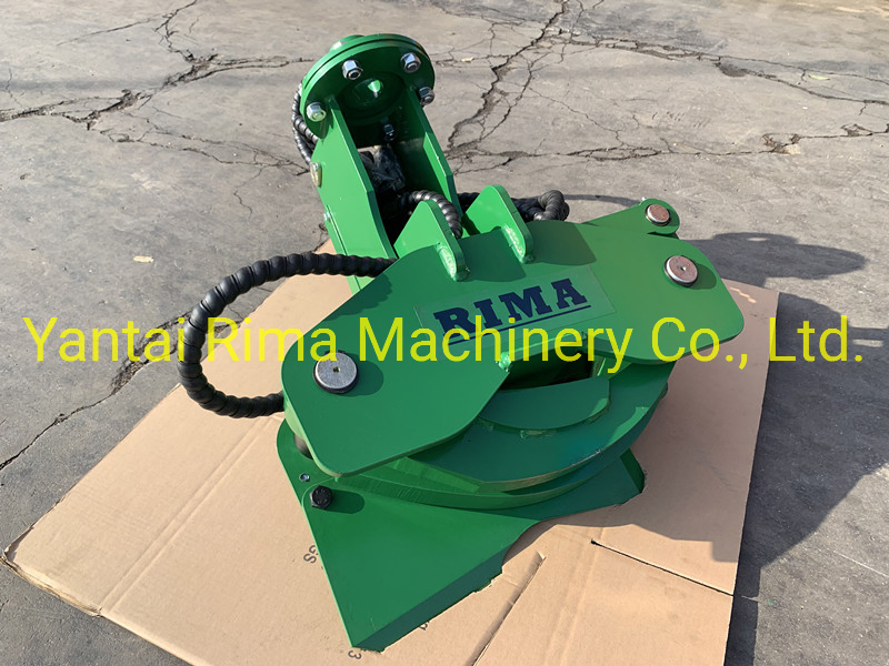 Loader / Excavator Rotate Wood Pruning Tree Grapple Shear Cutter Supplier