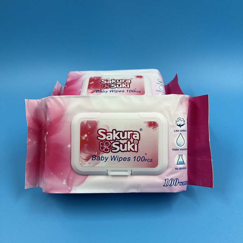 100 Pieces Wholesale Alcohol-Free High Quality Baby Wipes