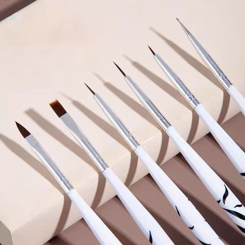 New Products Zebra Pattern Sculpture Flower Painting Nail Pen