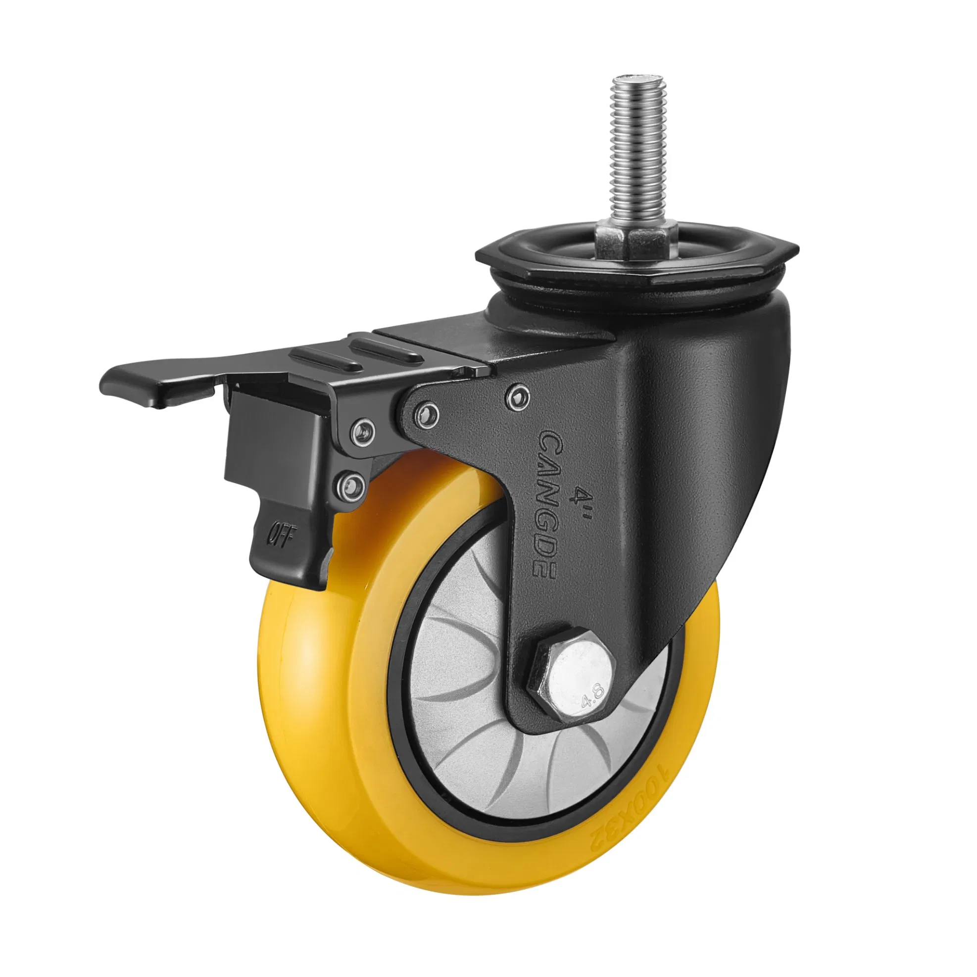 Premium Durable Swivel Caster Wheels with Threaded Stem for Furniture