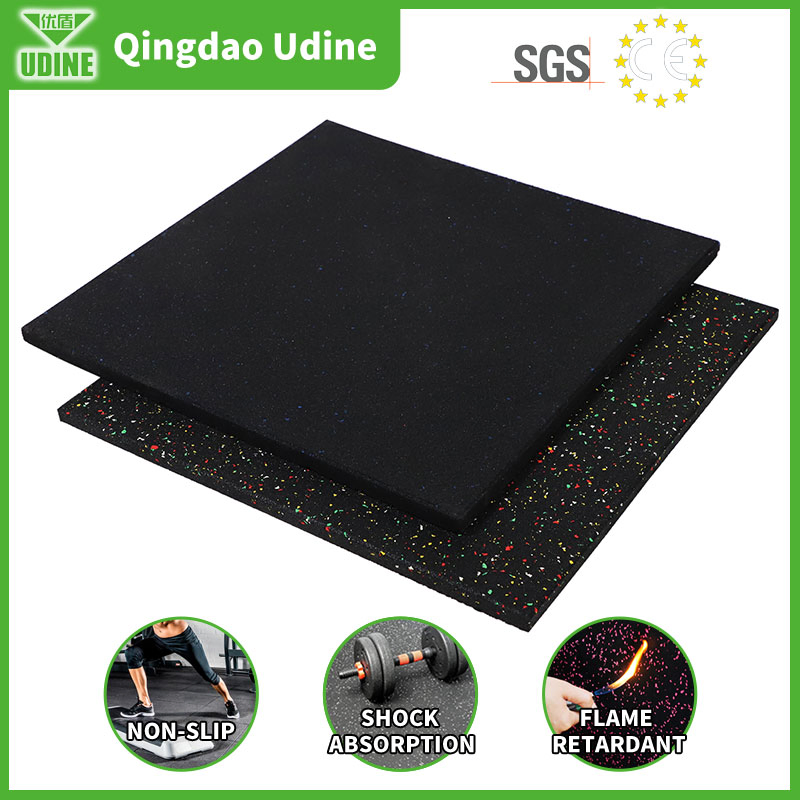 Playground Floor Outdoor Rubber Tiles Floor Mat for Sport Rubber Carpet Flooring