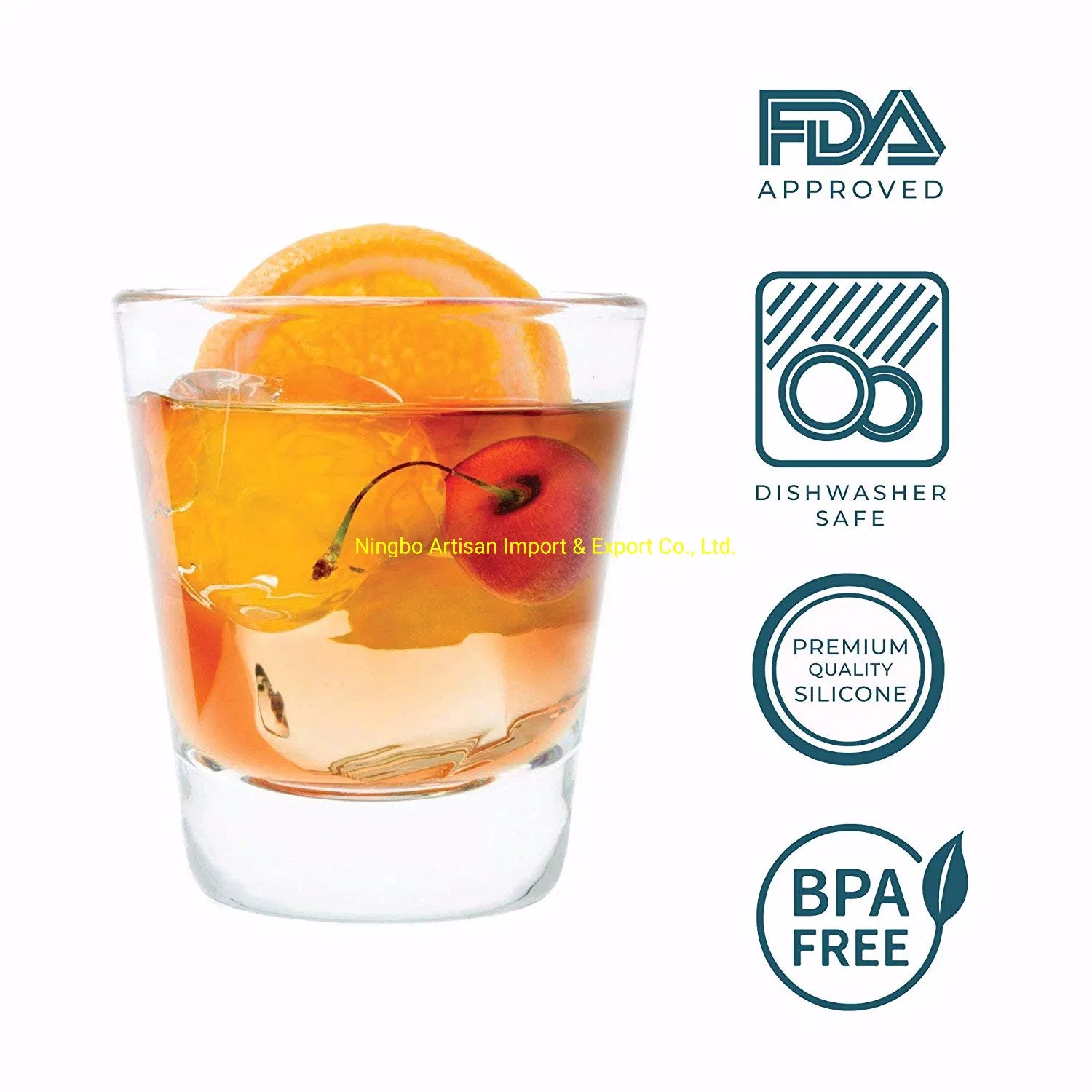 Manufacturer 2" Ball Mold Artic Chill Eight Spheres Ice Cubes