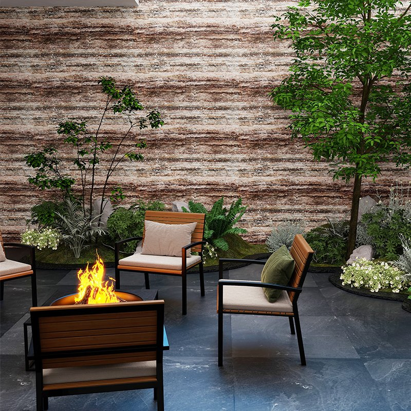 Popular Mcm Flexible External Cladding Dacite Stone for Exterior & Outdoor Use