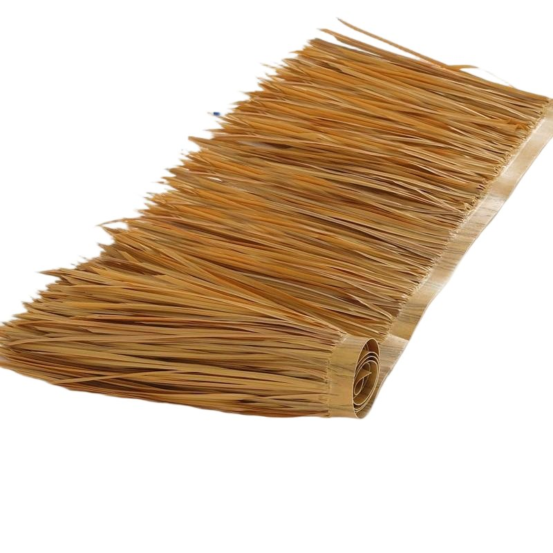 Best Factory Priced Fireproof Synthetic Artificial Straw Thatch Roof Durable Long Lifespan