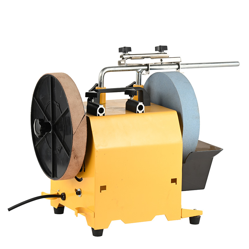 Stepless Speed Adjustment Quiet Affordable 8" Multifunctional Knife Blade Sharpener Polishing Machine