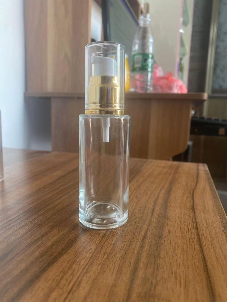 Lotion Glass Bottle with Pump