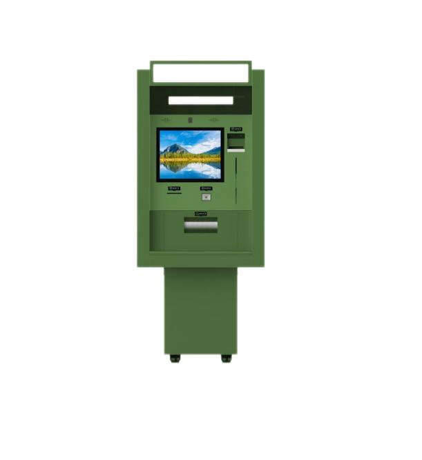 Thourgh The Wall ATM Machine Cash Deposit Machine Cash in/out Payment Kiosk Currency Exchange Machine for Bank and Government